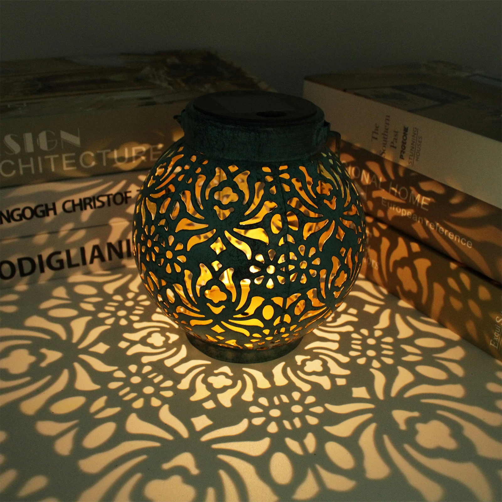 Outdoor solar garden light Hollowed Out Shadow Lantern Hanging Hollow solar powered lamp Waterproof Landscape Solar Lamp Garden
Outdoor solar garden light Hollowed Out Shadow Lantern Hanging Hollow solar powered lamp Waterproof Landscape Solar Lamp Garden