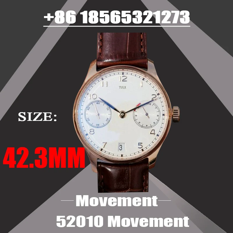 Replica Men's 42.3mm Watches ZF Factory Automatic Mechanical Luxury Watch Brown Leather Strap
Replica Men's 42.3mm Watches ZF Factory Automatic Mechanical Luxury Watch Brown Leather Strap