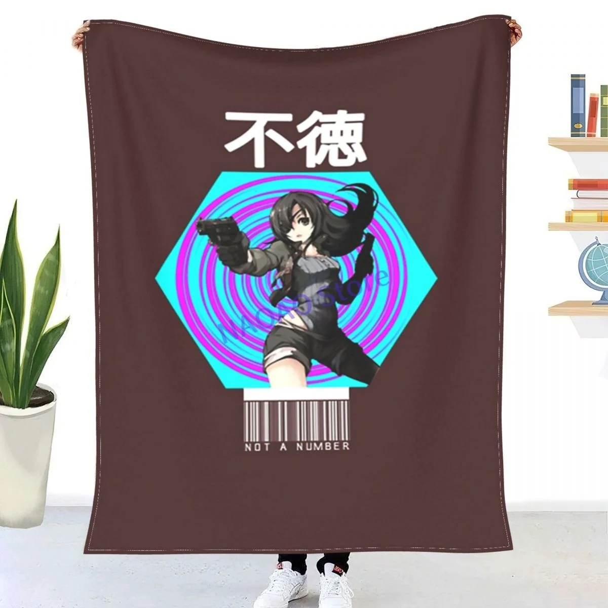 Anime Girl Manga Gun Girl, Cyberpunk Throw Blanket Sheets on the bed Blankets on the sofa Decorative lattice bedspreads Happy
Anime Girl Manga Gun Girl, Cyberpunk Throw Blanket Sheets on the bed Blankets on the sofa Decorative lattice bedspreads Happy