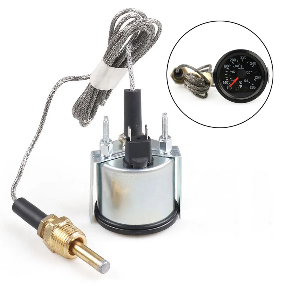 2 Inch 52mm Pointer Mechanical Water Temperature Meter With Sensor 130℃/265℉Water Temperature Gauge
2 Inch 52mm Pointer Mechanical Water Temperature Meter With Sensor 130℃/265℉Water Temperature Gauge