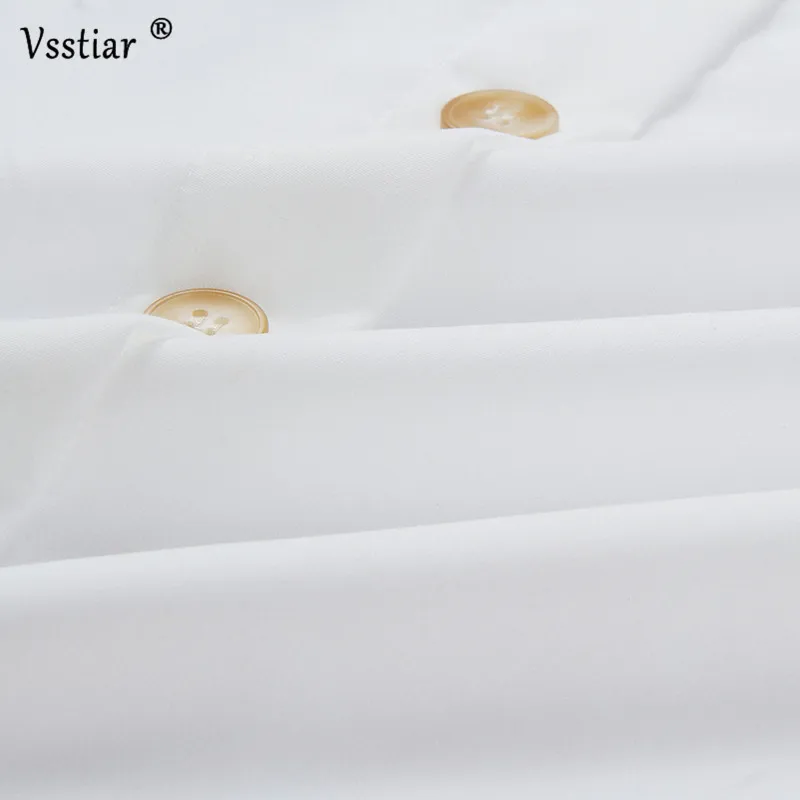 Vsstiar Women White Blouse Plus Size Casual Autumn Winter Tops Button Elegant Long Sleeve Blouses Ladies Shirt
Vsstiar Women White Blouse Plus Size Casual Autumn Winter Tops Button Elegant Long Sleeve Blouses Ladies Shirt