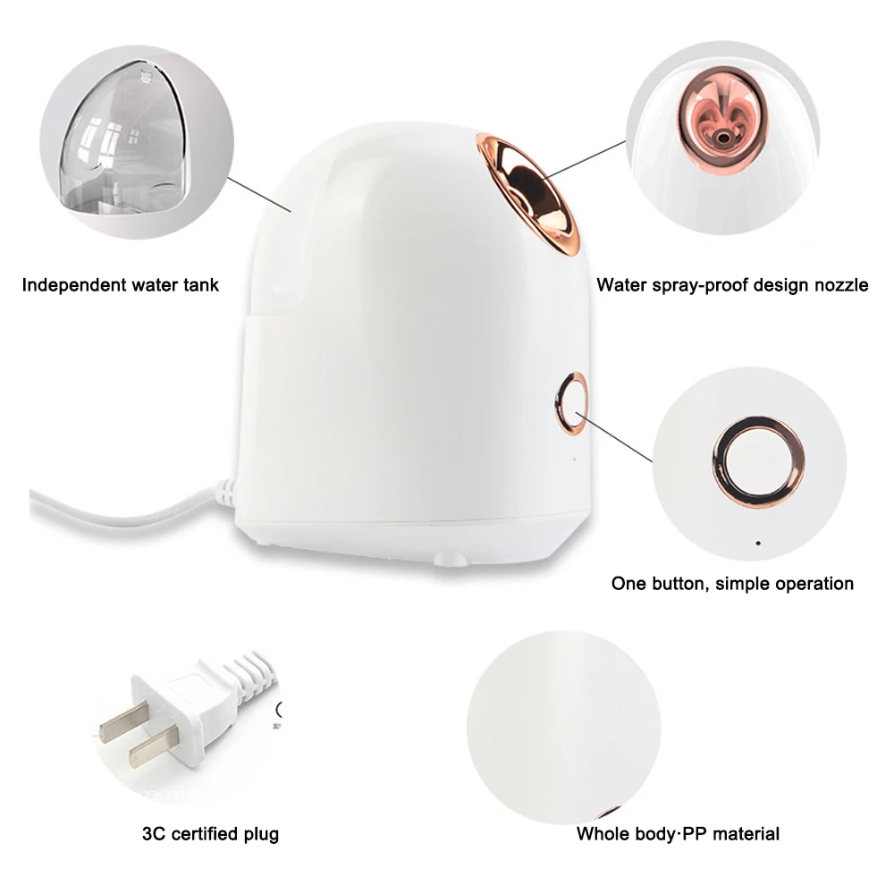Deap cleaning face steamer Electric face steamer Whitening Machine Beauty Face Steaming Device Facial Steam
Deap cleaning face steamer Electric face steamer Whitening Machine Beauty Face Steaming Device Facial Steam