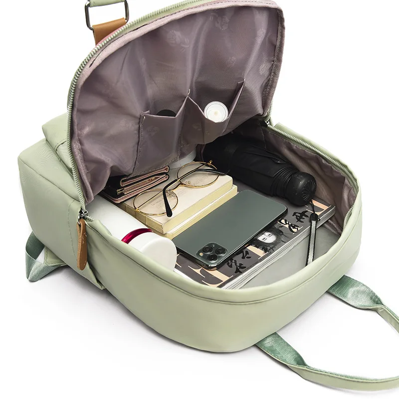 Leather bags women 2020 New Nylon Backpack Women's Bag Trend Simple Pure Color Wild Oxford Casual Travel Backpack bookbag 
Leather bags women 2020 New Nylon Backpack Women's Bag Trend Simple Pure Color Wild Oxford Casual Travel Backpack bookbag