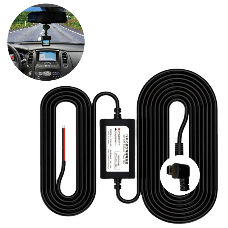 Dash Cam Hardwire Kit Micro/Mini USB Hard Wire Kit 12V-30V to 5V Car Dash Camera Charger Power Cord
Dash Cam Hardwire Kit Micro/Mini USB Hard Wire Kit 12V-30V to 5V Car Dash Camera Charger Power Cord