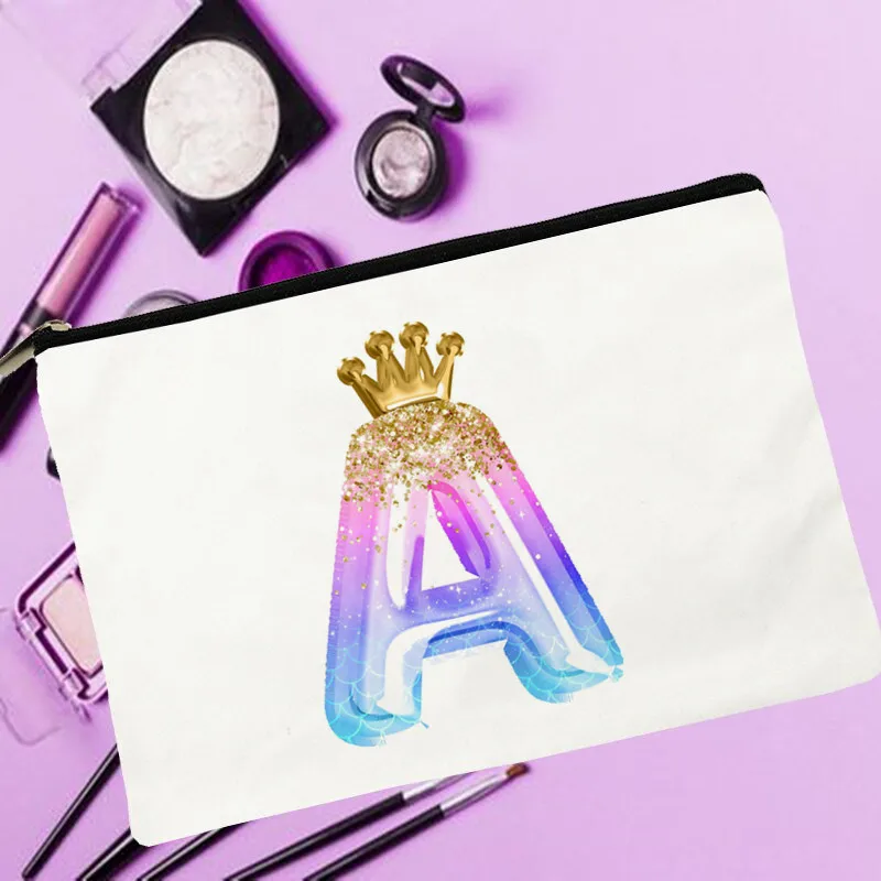 Women Mermaid Letter A Printed Make up bag Fashion Women Cosmetics Organizer Bag for Travel Colorful Storage Bag for Lady Bag
Women Mermaid Letter A Printed Make up bag Fashion Women Cosmetics Organizer Bag for Travel Colorful Storage Bag for Lady Bag