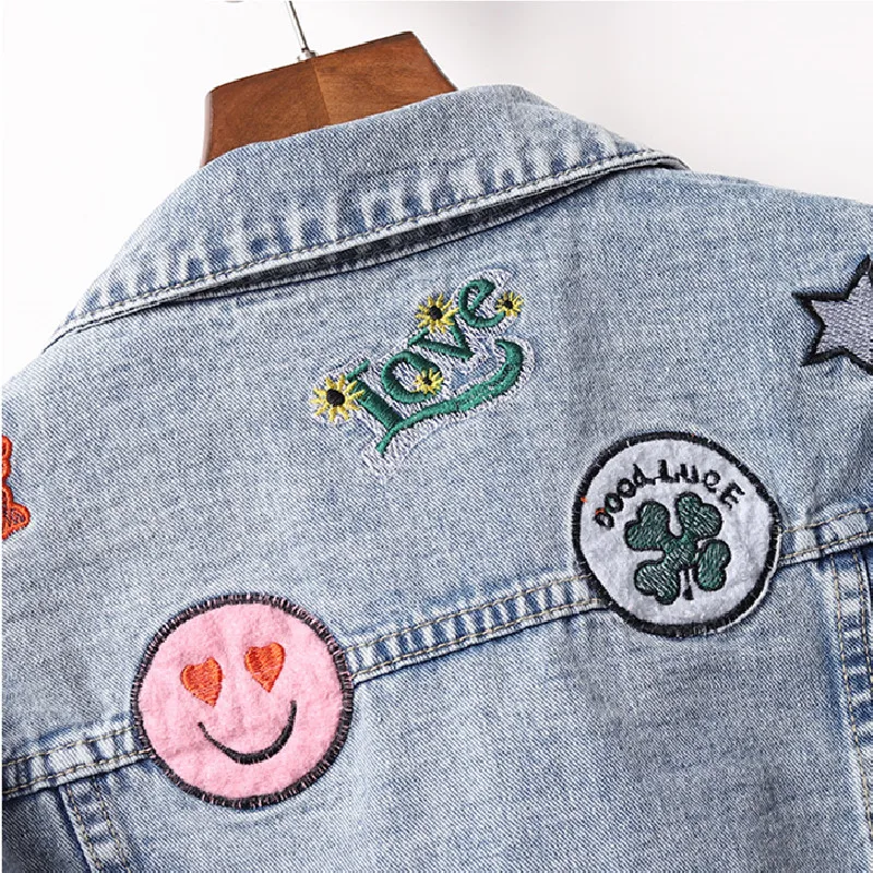 Spring Summer M-5XL 2 piece sets womens outfits Denim Embroidery Harajuku Coat Tops Skirts Suits plus size women Clothing Sets
Spring Summer M-5XL 2 piece sets womens outfits Denim Embroidery Harajuku Coat Tops Skirts Suits plus size women Clothing Sets