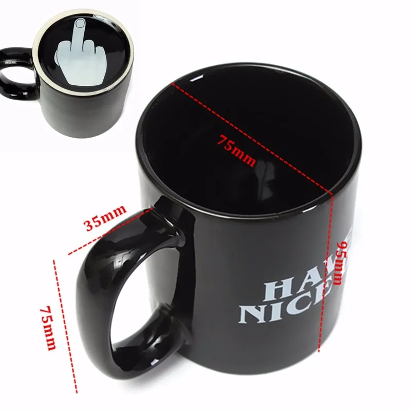 Creative Have a Nice Day Coffee Mug Middle Finger Funny Cup for Coffee Milk Tea Cups Novelty Gifts
Creative Have a Nice Day Coffee Mug Middle Finger Funny Cup for Coffee Milk Tea Cups Novelty Gifts