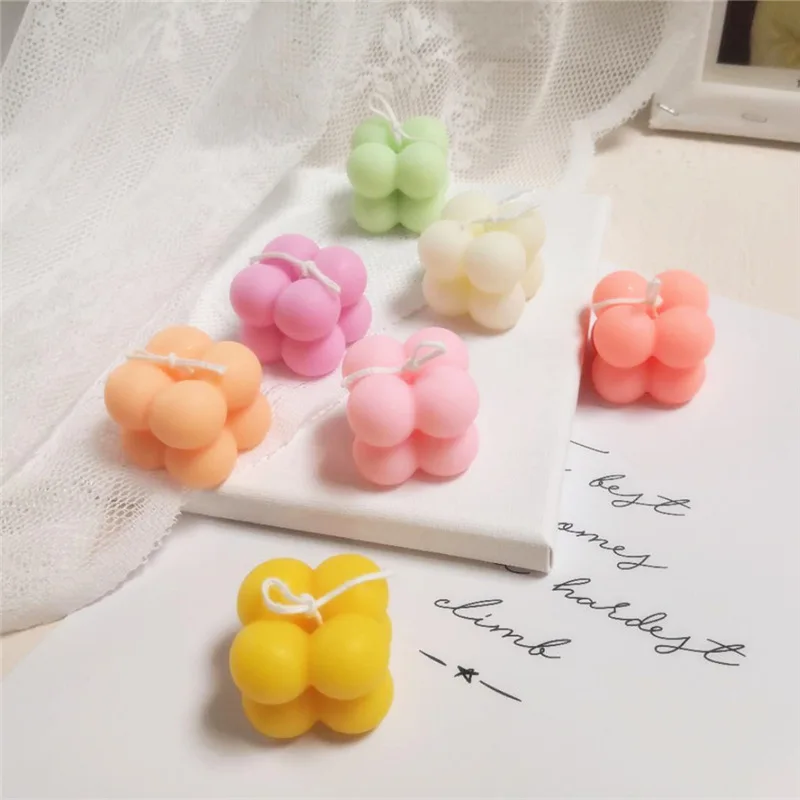 Mini Macaron Rubik's Cube Scented Candles Air Freshener Lasting Fragrance Candle Birthday Gifts Photography Prop Home Decoration
Mini Macaron Rubik's Cube Scented Candles Air Freshener Lasting Fragrance Candle Birthday Gifts Photography Prop Home Decoration