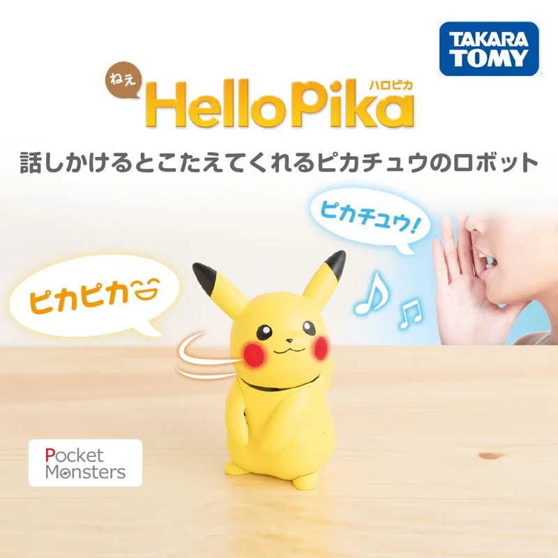 Takara Tomy Pokemon Hello Pika Pikachu Anime Action Toy Figures Model Toys for Children Funny Magic Puppet Hot Pop 11Cm 
Takara Tomy Pokemon Hello Pika Pikachu Anime Action Toy Figures Model Toys for Children Funny Magic Puppet Hot Pop 11Cm