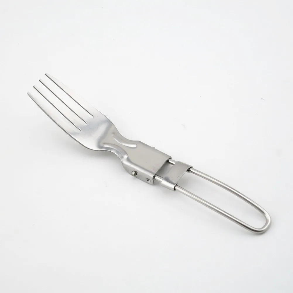 1 Set Stainless Steel Foldable Camping Spoon Fork Multifunctional For Picnic Knives Utensil Picnic Salad Flatware
1 Set Stainless Steel Foldable Camping Spoon Fork Multifunctional For Picnic Knives Utensil Picnic Salad Flatware