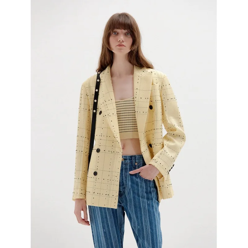 2021 winter women's jacket British style temperament plaid suit sexy temperament women's fashion casual lapel cardigan
2021 winter women's jacket British style temperament plaid suit sexy temperament women's fashion casual lapel cardigan
