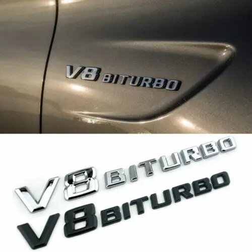 V8 BITURBO Letters Car Trunk Side Emblem Badge Sticker for Mercedes Benz AMG CL63 E63 C63 G63 Accessories
V8 BITURBO Letters Car Trunk Side Emblem Badge Sticker for Mercedes Benz AMG CL63 E63 C63 G63 Accessories