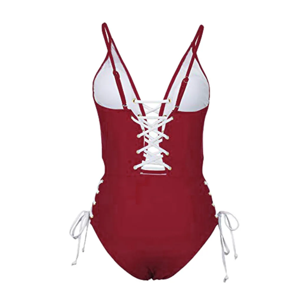 swimsuit 2019 Women One Piece Swimwear Halter Bandage Swimwear Swimsuit swimming suit for women may female beach trikini
swimsuit 2019 Women One Piece Swimwear Halter Bandage Swimwear Swimsuit swimming suit for women may female beach trikini