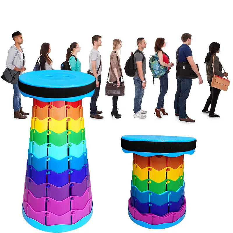 Retractable Folding Stool for Camping Fishing Height Adjustable Portable Plastic Collapsible Telescoping Stool Seat Chair
Retractable Folding Stool for Camping Fishing Height Adjustable Portable Plastic Collapsible Telescoping Stool Seat Chair