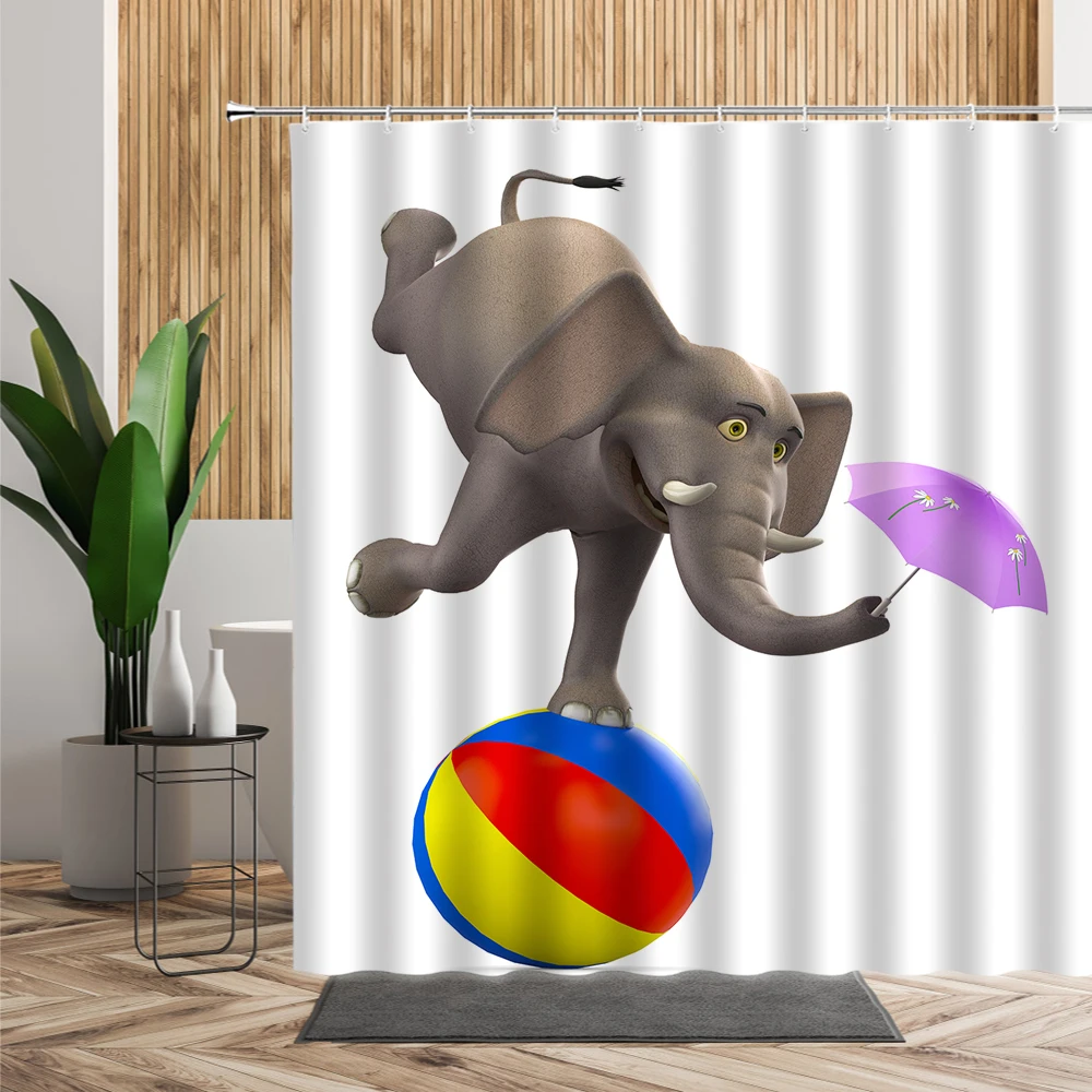 3D Animal Elephant Shower Curtain Cartoon Funny Elephants Bathroom Decor Set Waterproof Bath Curtains With Hooks Wall Decoration
3D Animal Elephant Shower Curtain Cartoon Funny Elephants Bathroom Decor Set Waterproof Bath Curtains With Hooks Wall Decoration