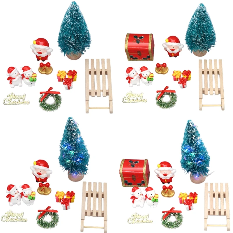 11/12/13pcs 1/12 Dollhouse Christmas Scene Model Door Wreath Tree Box Set Dollhouse Miniature Accessories
11/12/13pcs 1/12 Dollhouse Christmas Scene Model Door Wreath Tree Box Set Dollhouse Miniature Accessories