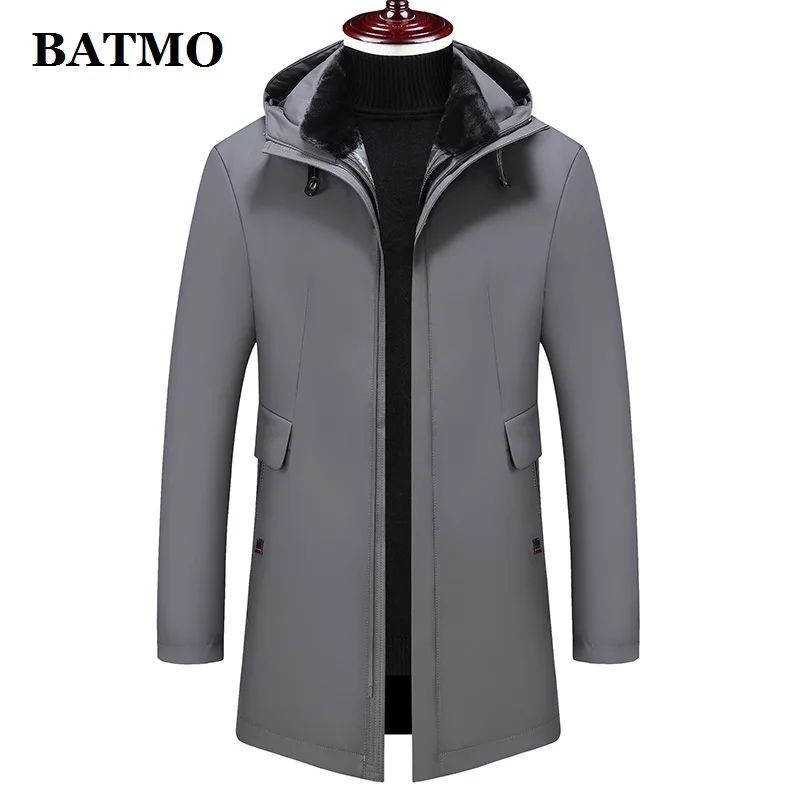 Мужские куртки с капюшоном BATMO 80% на белом утином пуху, мужские зимние пуховики, толстое теплое пальто, большого размера M-4XL 8990
Мужские куртки с капюшоном BATMO 80% на белом утином пуху, мужские зимние пуховики, толстое теплое пальто, большого размера M-4XL 8990