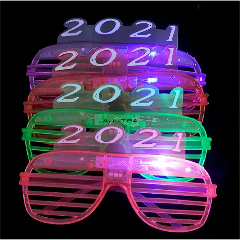 100Pcs 2021 Led Flashing Glasses Luminous Glowing Headband Eyeglass New Year Christmas Party Gift Random Color
100Pcs 2021 Led Flashing Glasses Luminous Glowing Headband Eyeglass New Year Christmas Party Gift Random Color