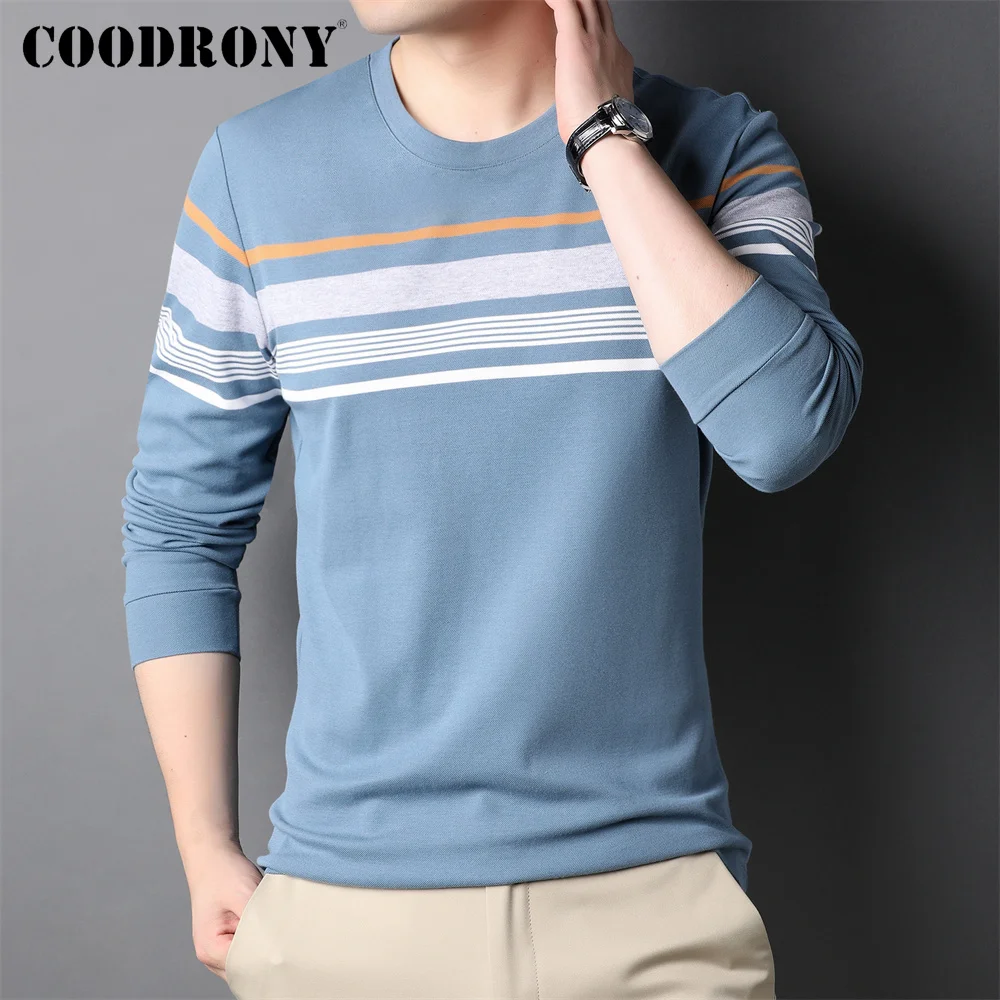 COODRONY брендовые Новые поступления, Мужская Уличная мода, футболки с длинным рукавом, весна-осень, повседневная мужская хлопковая тонкая одеж...
COODRONY брендовые Новые поступления, Мужская Уличная мода, футболки с длинным рукавом, весна-осень, повседневная мужская хлопковая тонкая одеж...