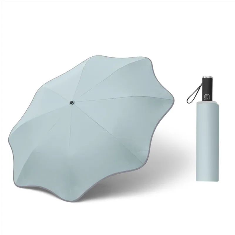 PALONY Automatic Folding Creative Floral Umbrella Vinyl 3 Folding Parasol 8k Fashion Travel Foldable 
PALONY Automatic Folding Creative Floral Umbrella Vinyl 3 Folding Parasol 8k Fashion Travel Foldable