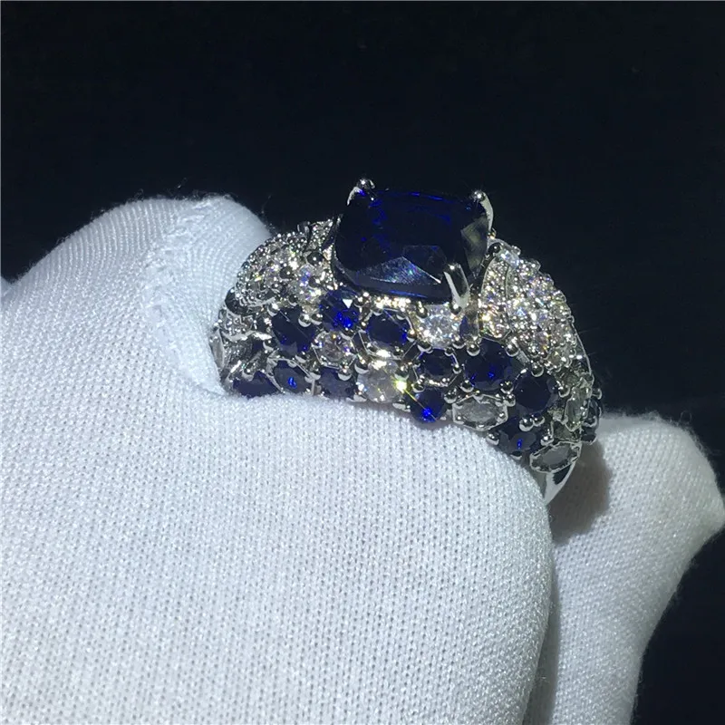 Fashion blue zircon ring blue zircon jewelry ring female elegant and personalized wedding ring, birthday gift
Fashion blue zircon ring blue zircon jewelry ring female elegant and personalized wedding ring, birthday gift