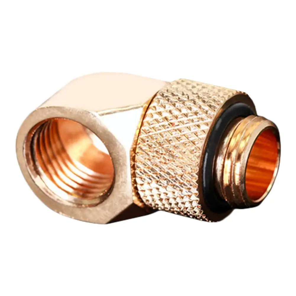 PC Water Cooling Tube Adapter 90 Degree Rotary Adapter Silver Rotary Water Tube Connector Adapter
PC Water Cooling Tube Adapter 90 Degree Rotary Adapter Silver Rotary Water Tube Connector Adapter