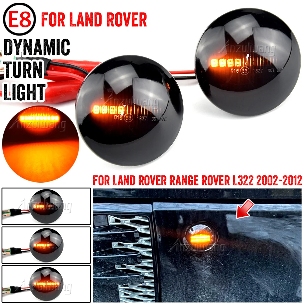 Flashing Dynamic Sequential Indicator Blinker Lamp Side Marker LED Turn Signal Light For Land Range Rover L322 2002-2012
Flashing Dynamic Sequential Indicator Blinker Lamp Side Marker LED Turn Signal Light For Land Range Rover L322 2002-2012
