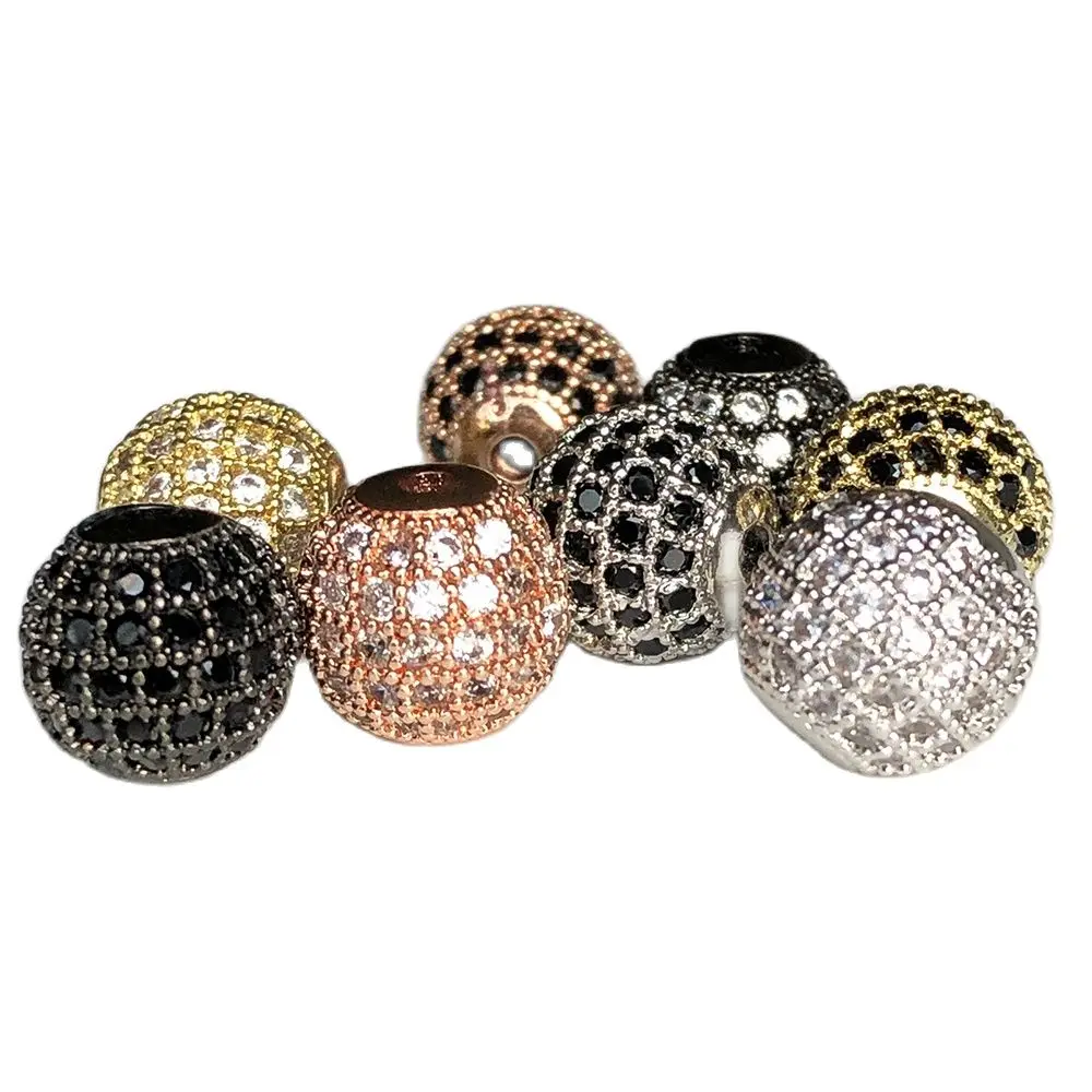 3pcs/lot Round Ball CZ Beads Metal Brass Micro Pave Crystal Zircon Space Beads For Jewelry DIY Charm Bracelet Making 4/6/8/10mm
3pcs/lot Round Ball CZ Beads Metal Brass Micro Pave Crystal Zircon Space Beads For Jewelry DIY Charm Bracelet Making 4/6/8/10mm