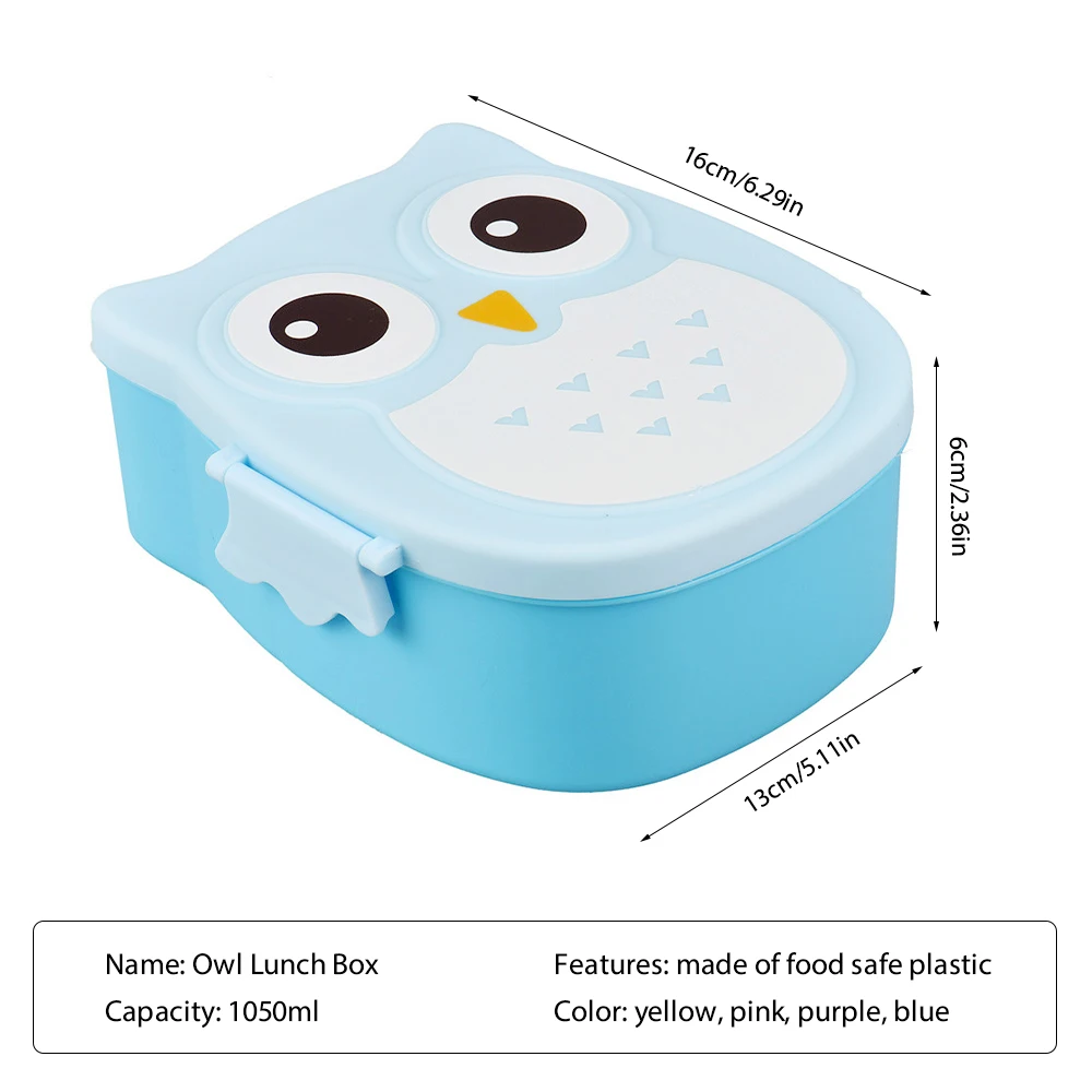 Cute Cartoon Owl Lunch Box Food Container Storage Box Portable Kids Student Lunch Bento Box Container Salad Fruit Food Container
Cute Cartoon Owl Lunch Box Food Container Storage Box Portable Kids Student Lunch Bento Box Container Salad Fruit Food Container