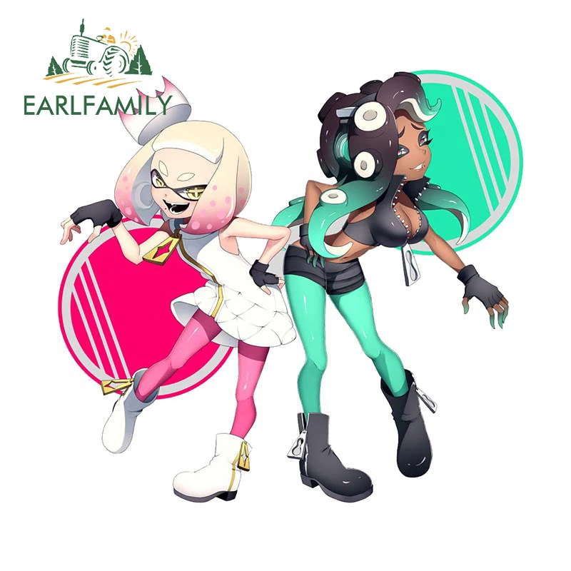 EARLFAMILY 13cm x 12.2cm for Splatoon Pearl and Marina Car Stickers Waterproof Sunscreen Decals Car Accessories Caravan Decor
EARLFAMILY 13cm x 12.2cm for Splatoon Pearl and Marina Car Stickers Waterproof Sunscreen Decals Car Accessories Caravan Decor