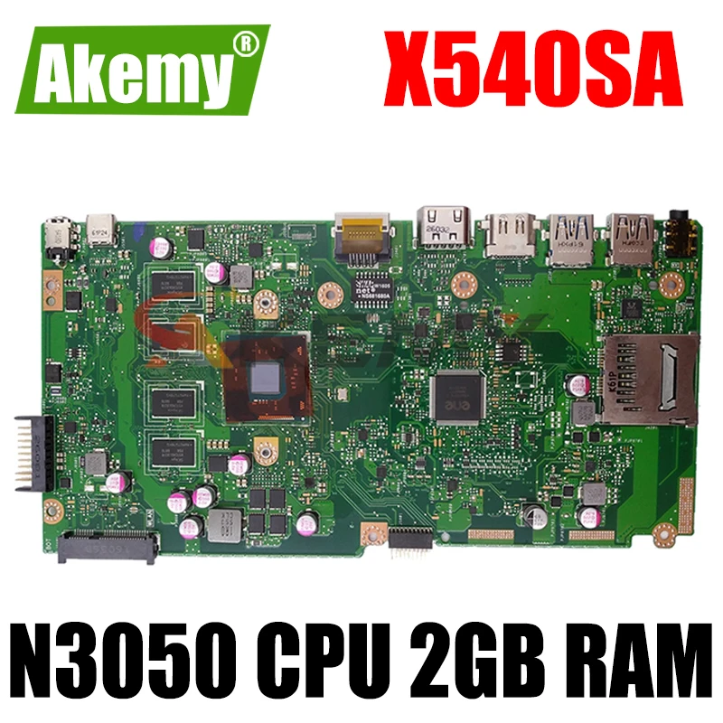 X540SA Mainboard N3050 CPU 2GB RAM For Asus X540SA X540S X540 F540S VivoBook Laptop motherboard X540SA Motherboard Test 100% OK
X540SA Mainboard N3050 CPU 2GB RAM For Asus X540SA X540S X540 F540S VivoBook Laptop motherboard X540SA Motherboard Test 100% OK