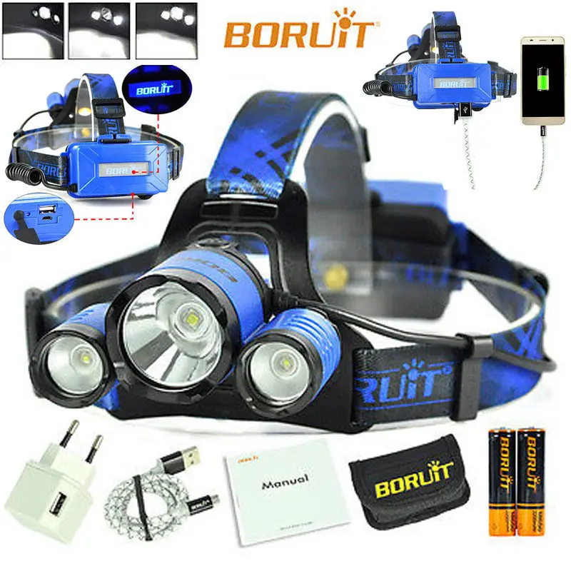 Велофонарь BORUiT B21 XM L2 XPE, Аккумуляторный Водонепроницаемый светодиодный налобный фонарь для рыбалки, охоты, кемпинга
Велофонарь BORUiT B21 XM L2 XPE, Аккумуляторный Водонепроницаемый светодиодный налобный фонарь для рыбалки, охоты, кемпинга