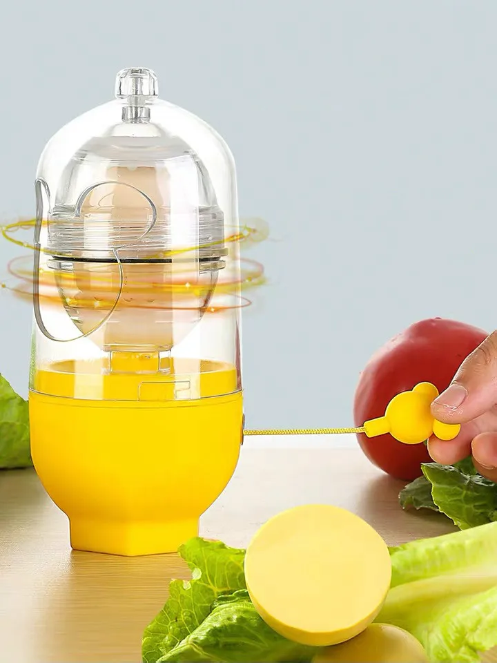 Manual household egg puller egg yolk protein mixer egg golden egg thrower kitchen tools
Manual household egg puller egg yolk protein mixer egg golden egg thrower kitchen tools