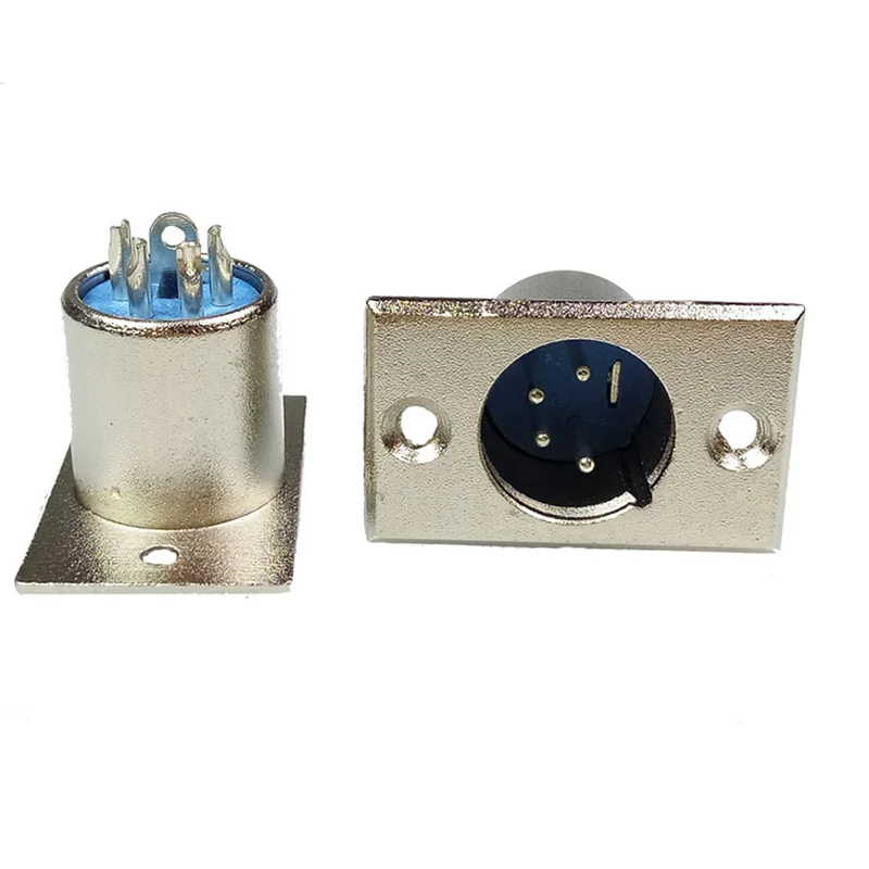 100pcs/lot XLR Connector 4 PIN XLR Male Plug Panel Mount Metal Nickel Plated XLR Chassis Wholesales
100pcs/lot XLR Connector 4 PIN XLR Male Plug Panel Mount Metal Nickel Plated XLR Chassis Wholesales