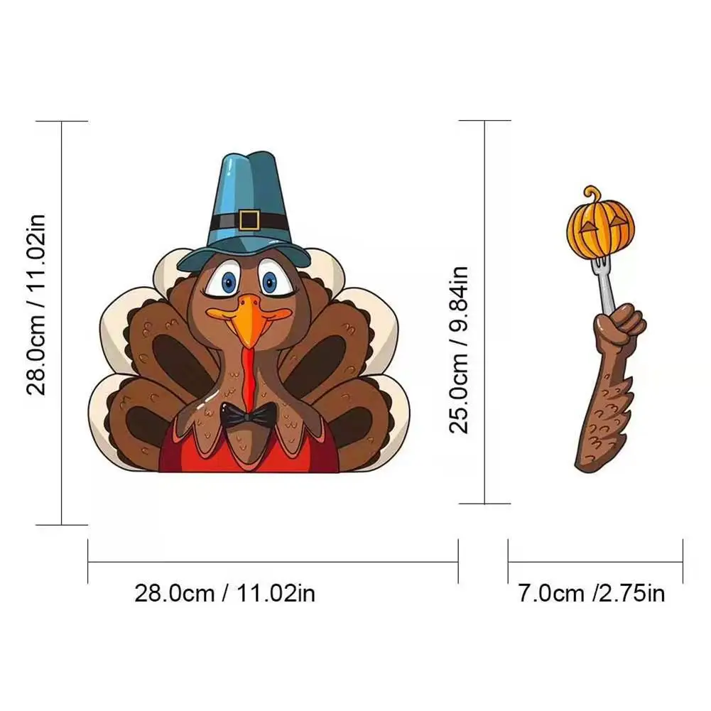 Car Sticker Cute Cartoon Waving Stickers PVC Car Rear Windshield Wiper Decal Stickers For Thanksgiving Car Styling Accessories 
Car Sticker Cute Cartoon Waving Stickers PVC Car Rear Windshield Wiper Decal Stickers For Thanksgiving Car Styling Accessories