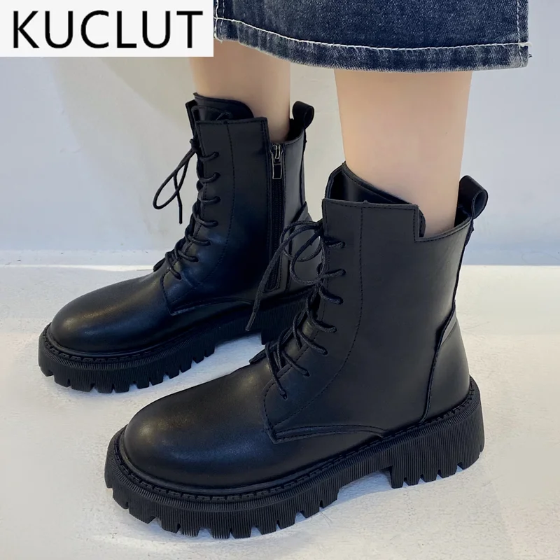 2021 Autumn New Fashion Platform Lace-up Pu Leather Women's Casual Ankle Boots Outdoor Square Heel Zipper Women's Martin Boots
2021 Autumn New Fashion Platform Lace-up Pu Leather Women's Casual Ankle Boots Outdoor Square Heel Zipper Women's Martin Boots