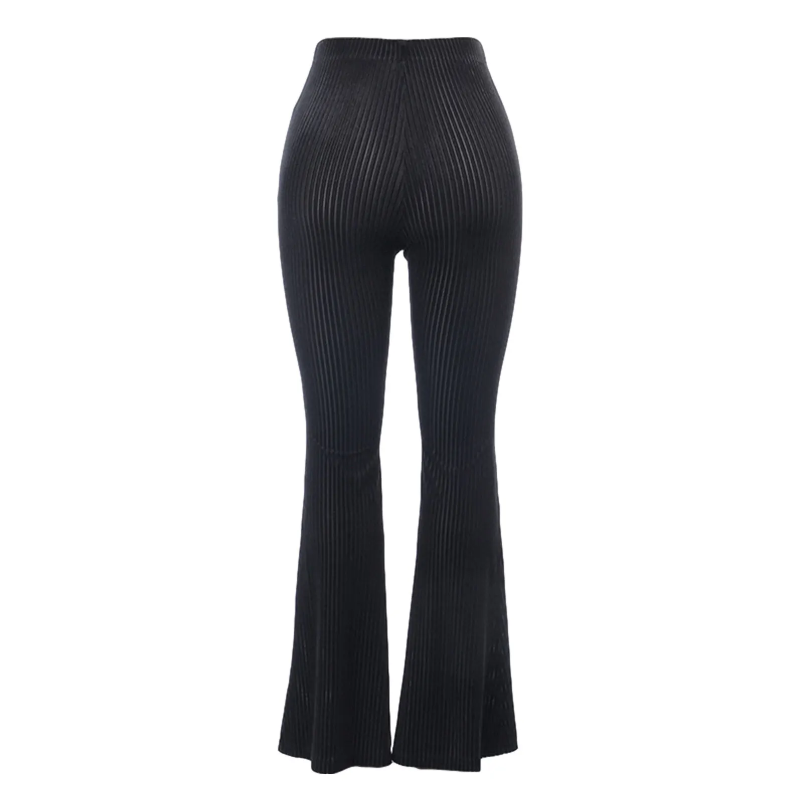 Woman Retro Sexy Bell-bottomed Pants High Waist Elastic Casual Suede Ribbed Loose Trousers Daily Life
Woman Retro Sexy Bell-bottomed Pants High Waist Elastic Casual Suede Ribbed Loose Trousers Daily Life