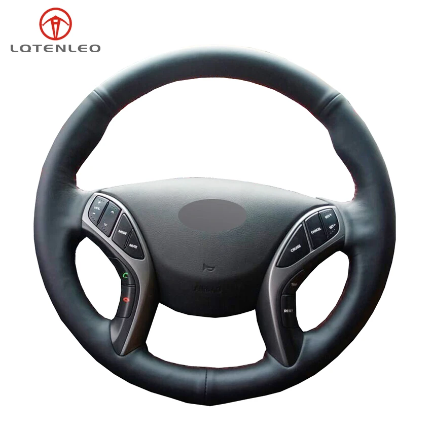 Black Genuine Leather Car Steering Wheel Cover For Hyundai Elantra 3 2011-2016 Elantra Sport 2011-2016 Elantra GT 2013-2017
Black Genuine Leather Car Steering Wheel Cover For Hyundai Elantra 3 2011-2016 Elantra Sport 2011-2016 Elantra GT 2013-2017
