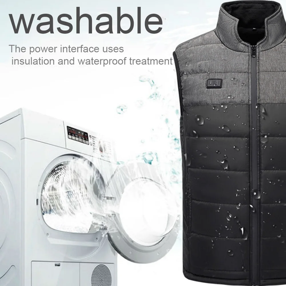 Men Outdoor Hiking Zipper Warm Usb Infrared Adjustable Modes Electric Heated Vest Camping Sleeveless Climbing Thermal Skiing
Men Outdoor Hiking Zipper Warm Usb Infrared Adjustable Modes Electric Heated Vest Camping Sleeveless Climbing Thermal Skiing