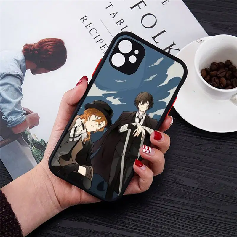 Anime Bungou Stray Dogs Phone Case matte transparent For iphone 7 8 11 12 plus mini x xs xr pro max cover
Anime Bungou Stray Dogs Phone Case matte transparent For iphone 7 8 11 12 plus mini x xs xr pro max cover