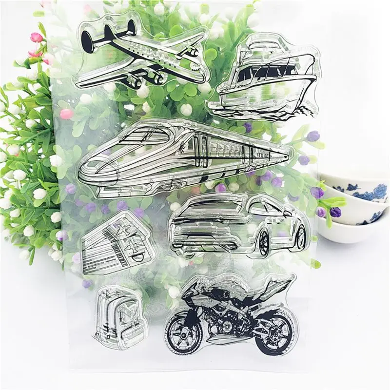 Train Plane Silicone Clear Seal Stamp DIY Scrapbooking Embossing Photo Album Decorative Paper Card Craft Art Handmade Gift
Train Plane Silicone Clear Seal Stamp DIY Scrapbooking Embossing Photo Album Decorative Paper Card Craft Art Handmade Gift