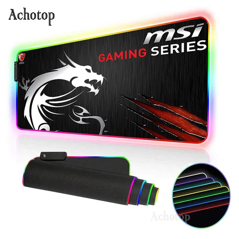 MSI LOGO Mouse Pad Gamer Large E-sports Gamimg Computer Carpet Mini PC XXL Keyboard Desk Mat LED Light Backlight Anime Mousepad
MSI LOGO Mouse Pad Gamer Large E-sports Gamimg Computer Carpet Mini PC XXL Keyboard Desk Mat LED Light Backlight Anime Mousepad