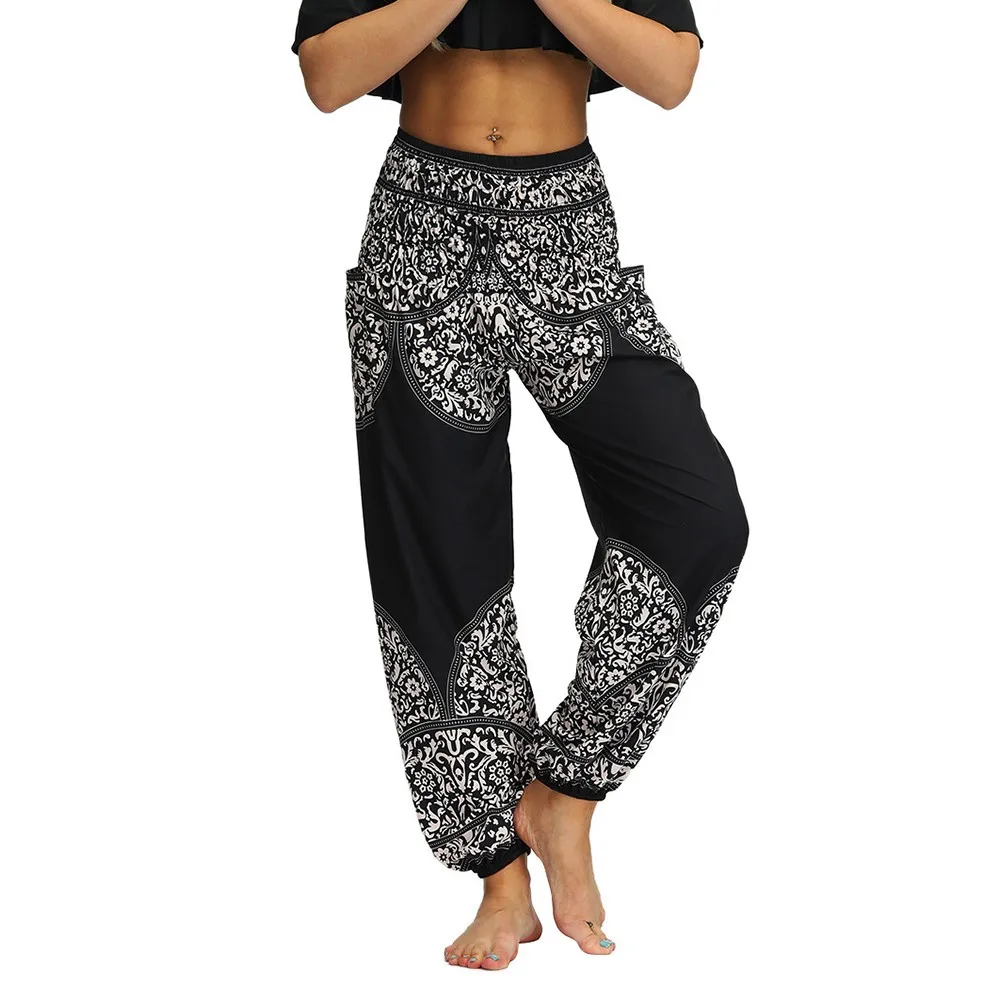 Thai Indian Trousers Women Elegant Print Casual Hippy Baggy Boho Loose High Waist National Yoga Lantern Trousers Beach Pants
Thai Indian Trousers Women Elegant Print Casual Hippy Baggy Boho Loose High Waist National Yoga Lantern Trousers Beach Pants
