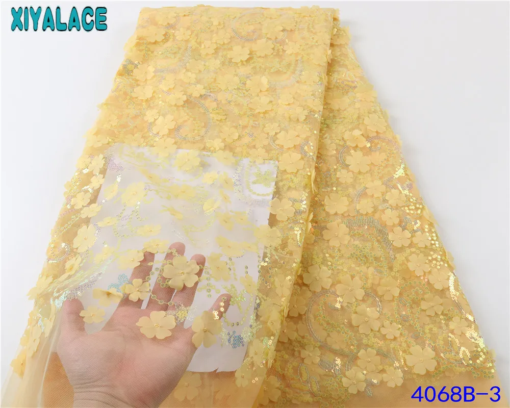 2021 Lace Fabrics Quality African Lace Fabric French 3D Flowers with Sequins Bridal Lace Material for African Women KS4067B
2021 Lace Fabrics Quality African Lace Fabric French 3D Flowers with Sequins Bridal Lace Material for African Women KS4067B