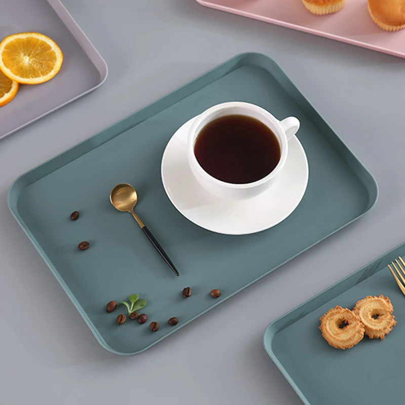 Rectangular Plastic Serving Tray Multi-Function Convenient Home Fruit Plate Large Capacity High Quality Dessert Tray
Rectangular Plastic Serving Tray Multi-Function Convenient Home Fruit Plate Large Capacity High Quality Dessert Tray