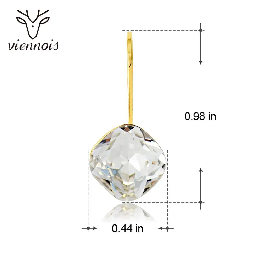 Viennois Sweet Rhinestone Drop Earrings For Women Dangle Earrings Simple Korean Statement Wedding Jewelry Party Gift 
Viennois Sweet Rhinestone Drop Earrings For Women Dangle Earrings Simple Korean Statement Wedding Jewelry Party Gift