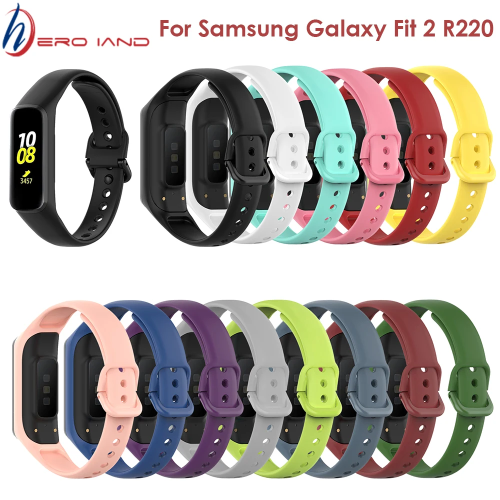 Ремешок силиконовый для Samsung Galaxy Fit 2 R220, сменный цветной браслет на запястье, аксессуары
Ремешок силиконовый для Samsung Galaxy Fit 2 R220, сменный цветной браслет на запястье, аксессуары