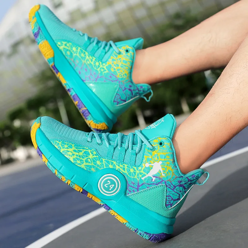 Men's Basketball Shoes Hiph Top Blue Outdoor Sport Sneakers Basketball Pringted Men Designer Shoes Couple Zapatillas De Deporte
Men's Basketball Shoes Hiph Top Blue Outdoor Sport Sneakers Basketball Pringted Men Designer Shoes Couple Zapatillas De Deporte