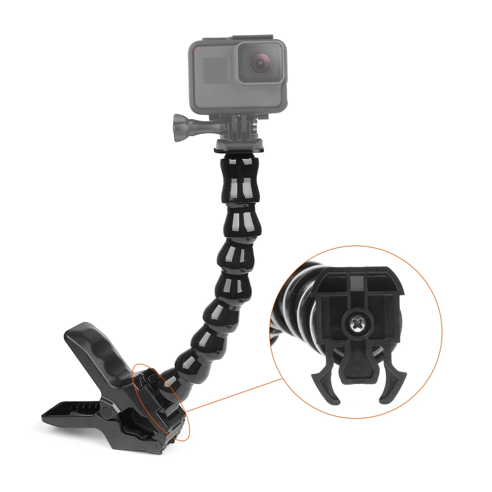 Jaws Flex Clamp Mount with Flexible Adjustable Gooseneck for GoPro Hero 8 7 6 5 Sjcam Yi 4K Action Camera Tripod Accessory
Jaws Flex Clamp Mount with Flexible Adjustable Gooseneck for GoPro Hero 8 7 6 5 Sjcam Yi 4K Action Camera Tripod Accessory