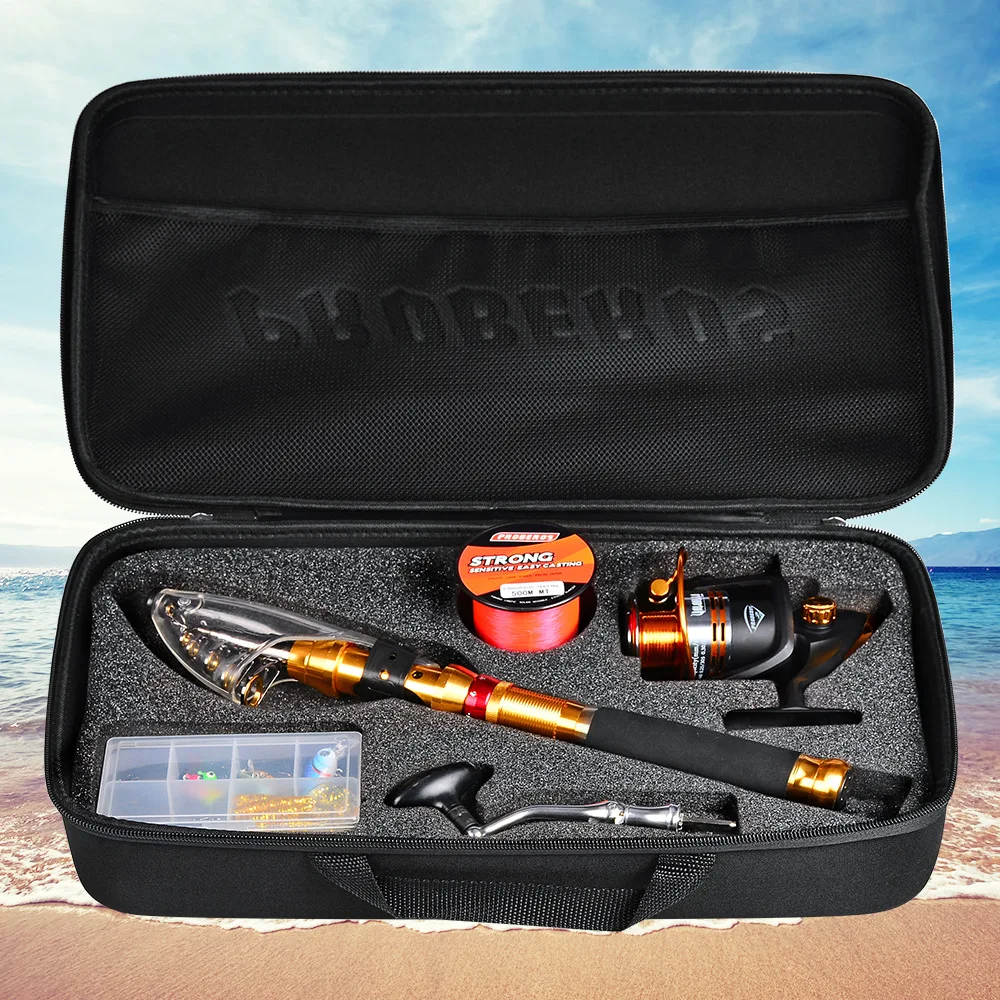 1 8-2 7 м карбоновая телескопическая катушка Hengel Combo спиннинговая Vissen Set Tas Korte Reizen Stok